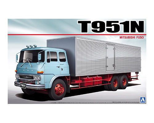 青島文化教材社 ふそう T951 後期型 平ボデー （1/32スケール ヘビー