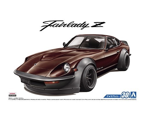 青島文化教材社 ニッサン S30 フェアレディZ エアロカスタム 1975 （1/24スケール ザ・モデルカー No.30（旧） 053058） 自動車の模型、プラモデルの商品画像