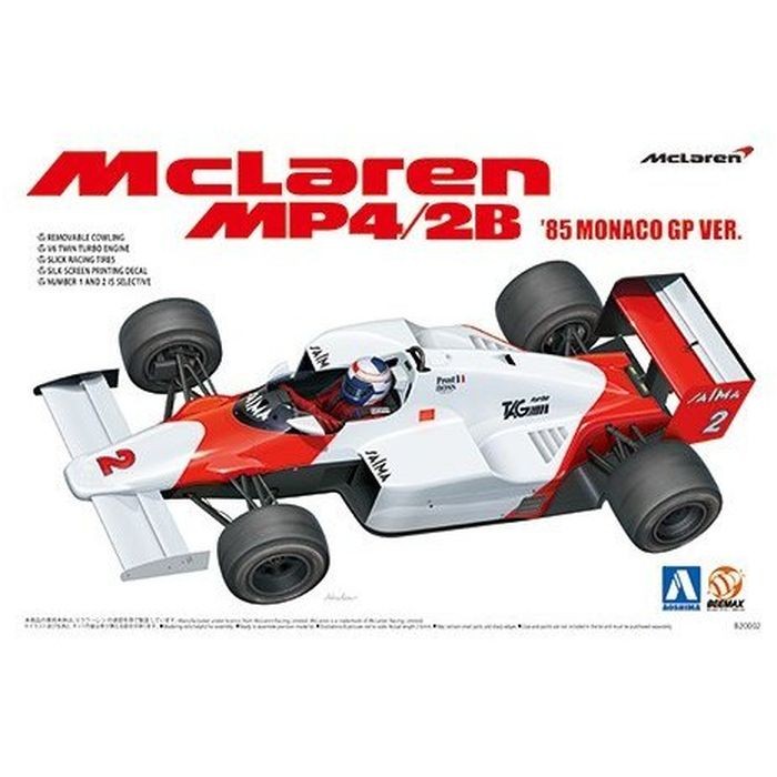 青島文化教材社 マクラーレン MP4/2 1984 イギリスグランプリ仕様 （1