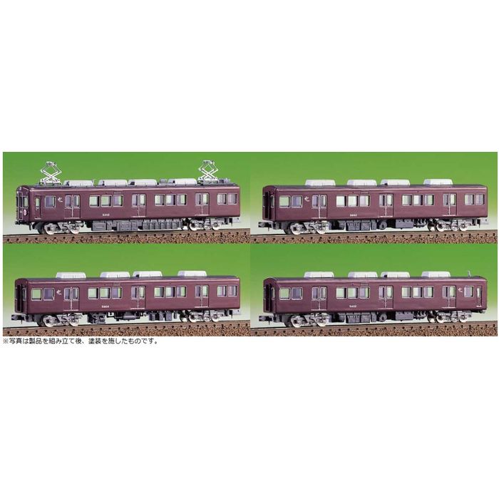 グリーンマックス　阪急通勤車（407A基本）4両編成セット&その他 407A＞阪急通勤車 基本4両編成セット｜エコノミーキット｜N