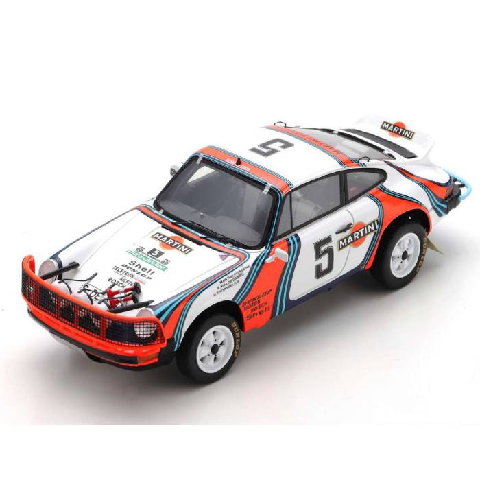 スパークモデル Porsche 911 SC 3.0 No.5 4th Safari Rally 1978 B