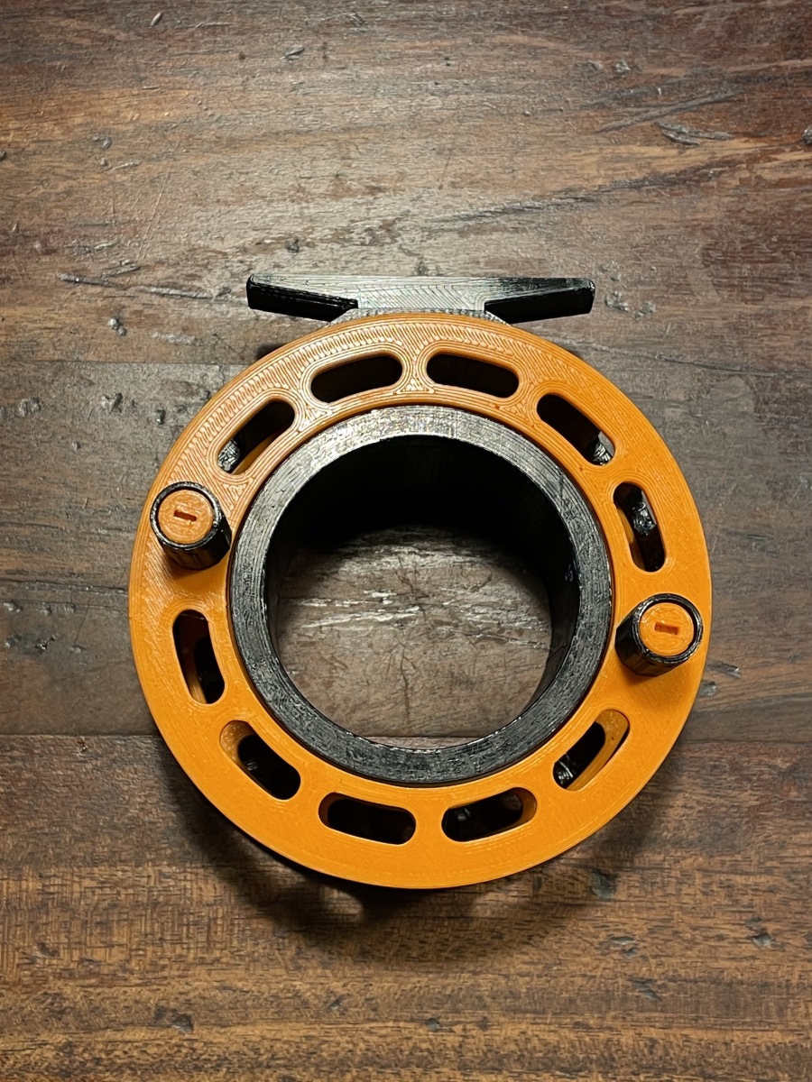 3D fly reel форель 