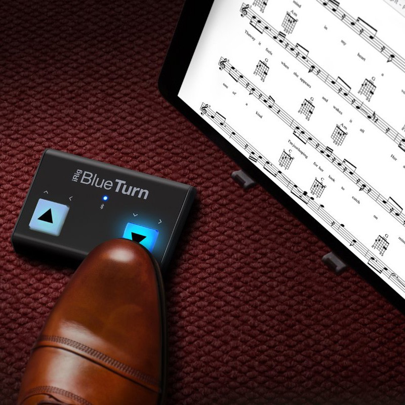  foot переключатель IK Multimedia iRig BlueTurn Bluetooth foot переключатель педаль прочее цифровой музыкальные инструменты 