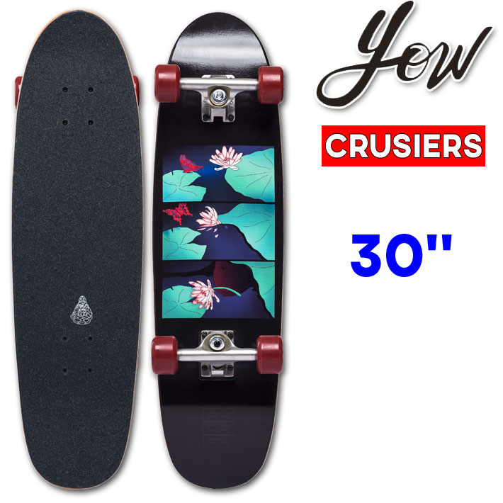 2024 YOW Surf skate Surf Cruiser yauLOTUS 30 -inch Lotus [13] SURFCRUSIERS Complete Cruiser skateboard street riding movement domestic regular goods 