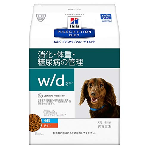 プリスクリプション・ダイエット w/d ＜犬用＞ 小粒 ドライ 3kg×1個の商品画像