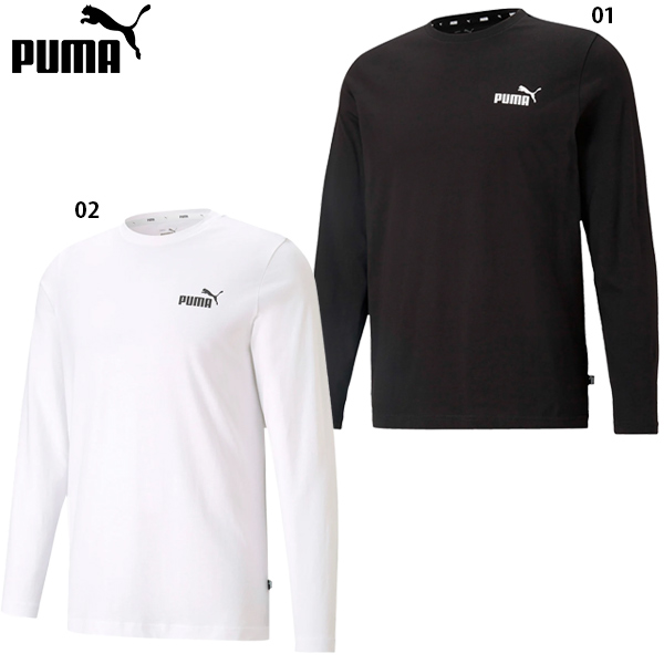  Puma ESS NO.1 Logo L/S рубашка для взрослых футболка с длинным рукавом puma 589027