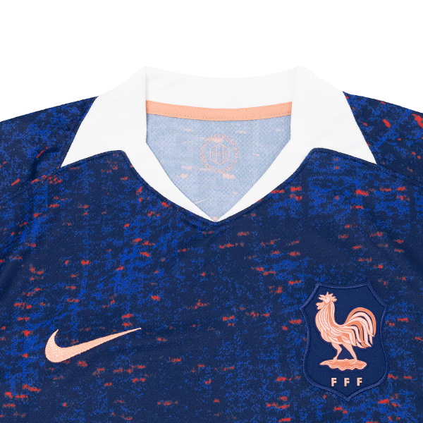  Nike 2025 FFF Франция женщина представитель Home копия форма для взрослых футбол копия рубашка NIKE FZ9013-492