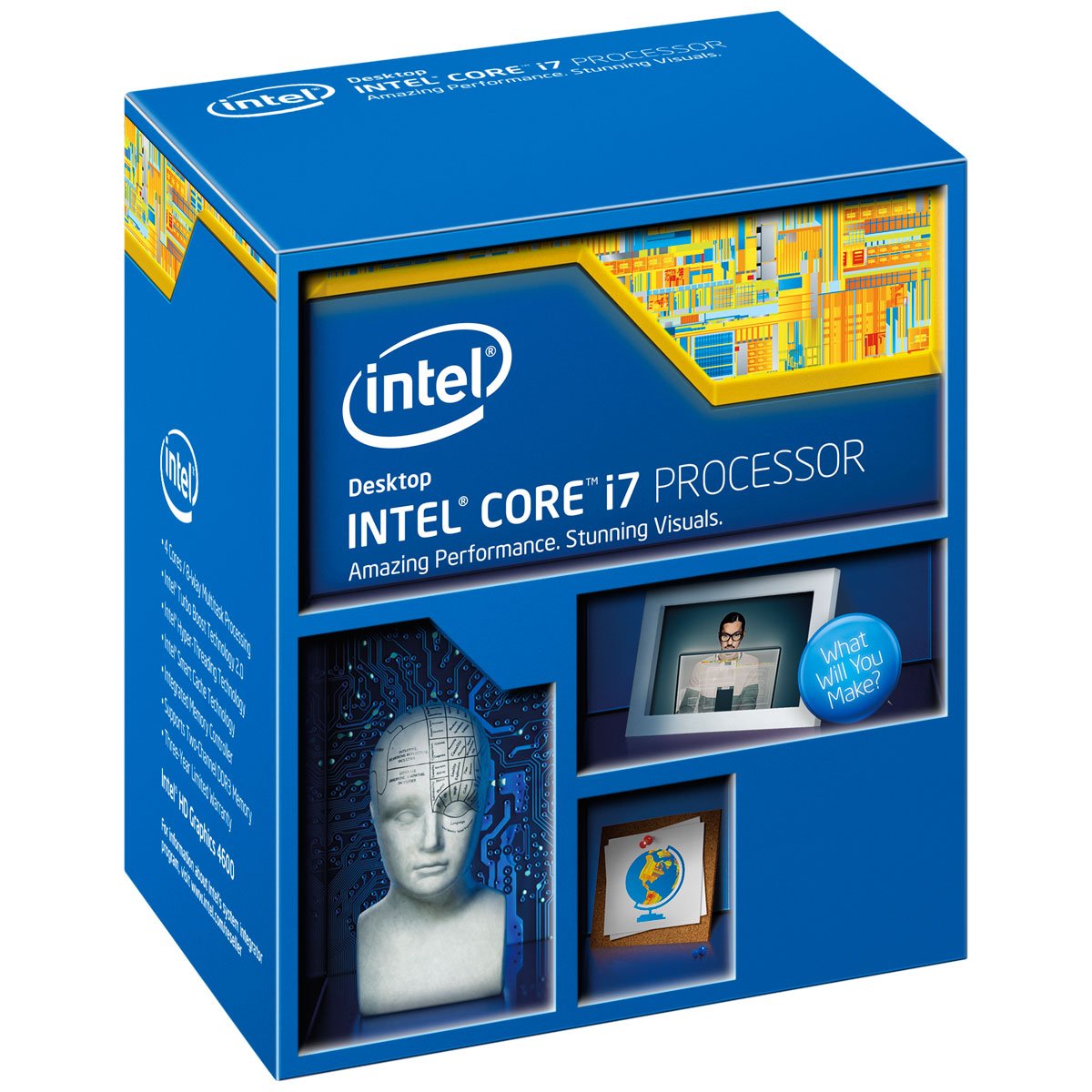Intel CPU Core-I7 3.50GHz 8M cache LGA1150 BX80646I74771[BOX]