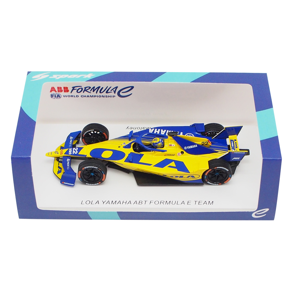 Lola Yamaha ABT Formula E Team ミニカー スパークモデル LOLA YAMAHA ABT FORMULA E TEAM No.22 Zane Maloney