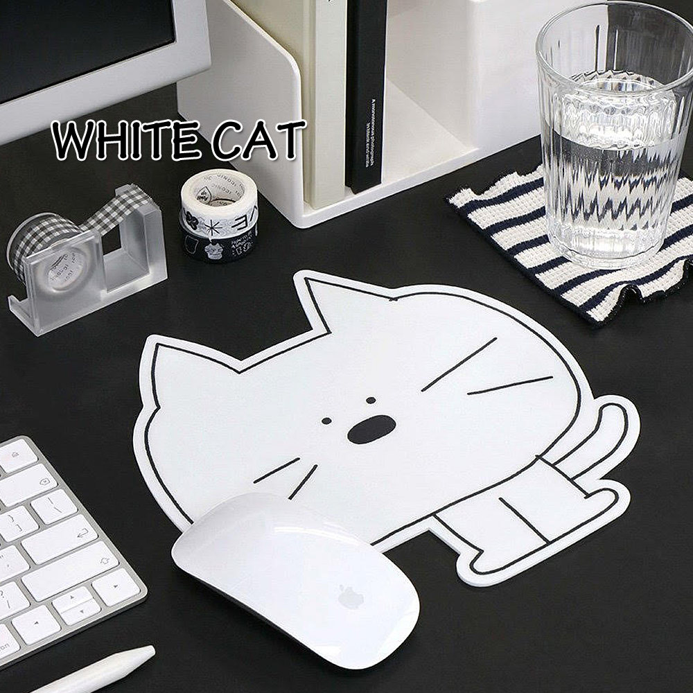  mouse pad ICONIC DOODLE Aiko nikdu-duru black white Korea character iconic