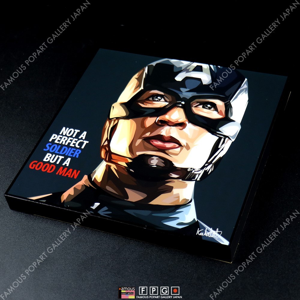 新品 No 368】 ポップアートパネル キャプテン アメリカ 映画 | www