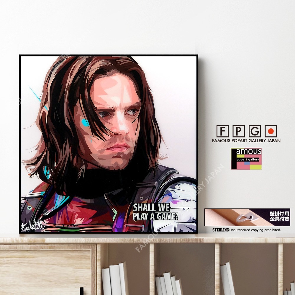 ポップアートパネル インテリア アート ポスター 絵 Winter Soldier ウィンターソルジャー キータタット シティケット Sサイズ 即納 Pape Mv042 Famous Popart Gallery Japan 通販 Yahoo ショッピング