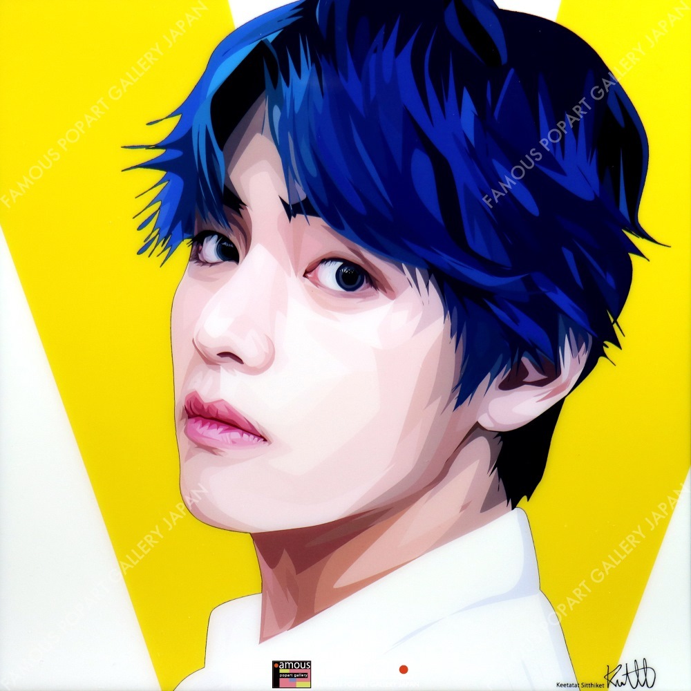 BTS アートパネル （非売品）7枚セット ポップアートパネル インテリア アート ポスター 絵 V BTS ヴィ