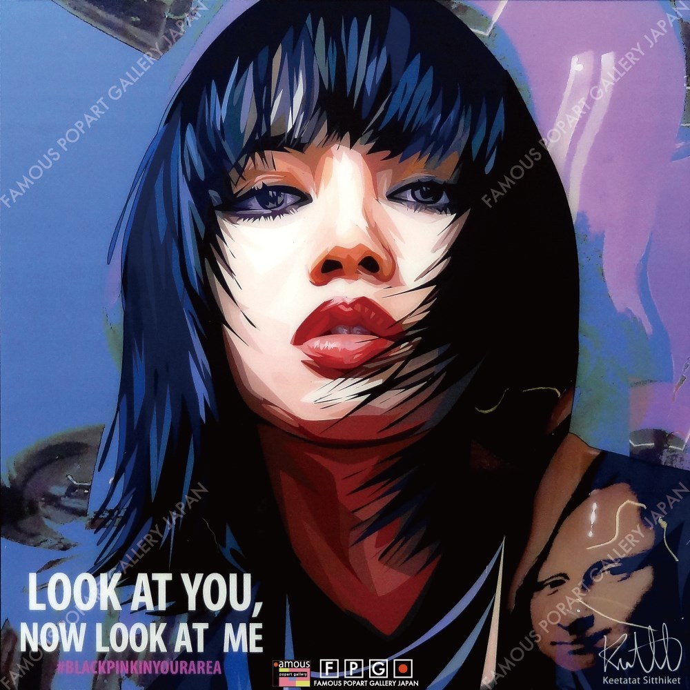 ポップアートパネル インテリア アート ポスター 絵 LISA Ver.2