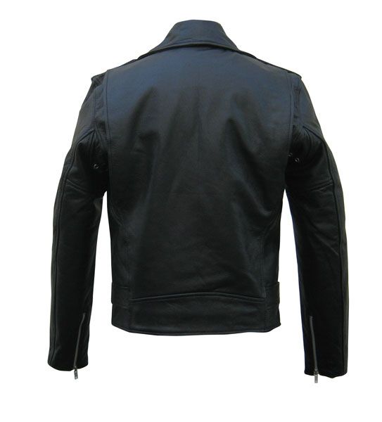  leather jacket men's original leather Double Rider's large size leather jacket PB-1118