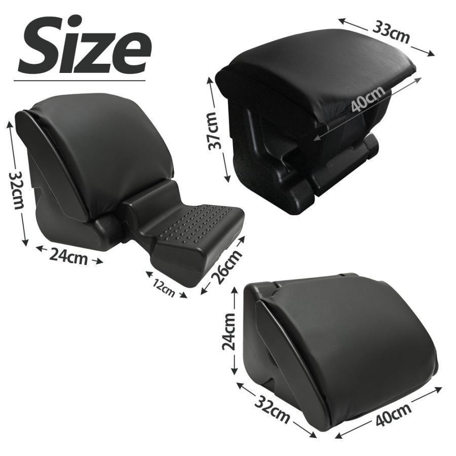  pair put foot rest stool foot rest ottoman office desk Work chair car black cushion attaching folding multifunction all-purpose light weight 