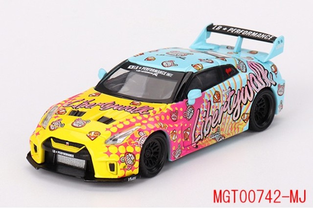 トゥルースケールミニチュアス LB-Silhouette WORKS GT Nissan 35GT-RR バージョン1 LBWK KUMA （左ハンドル） BP （1/64スケール ダイキャスト MINI GT MGT00742-MJ） おもちゃのミニカーの商品画像