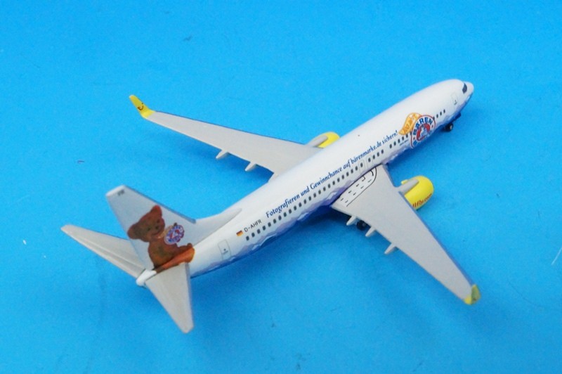 ヘルパウィングス トゥイフライ Bärenmarke 100周年記念塗装機 B737-800（1/500スケール ダイキャスト 523400） 航空機の商品画像