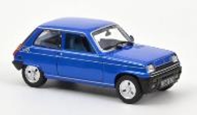 ノレブ ルノー 5 アルピーヌ 1977 ブルー （1/43スケール ダイキャスト 510512） おもちゃのミニカーの商品画像
