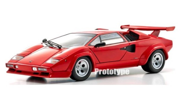 京商 ランボルギーニ カウンタック LP500S （レッド） （1/18スケール