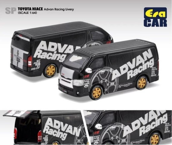 Toyota Hiace ADVAN Racing Livery （1/64スケール ダイキャスト