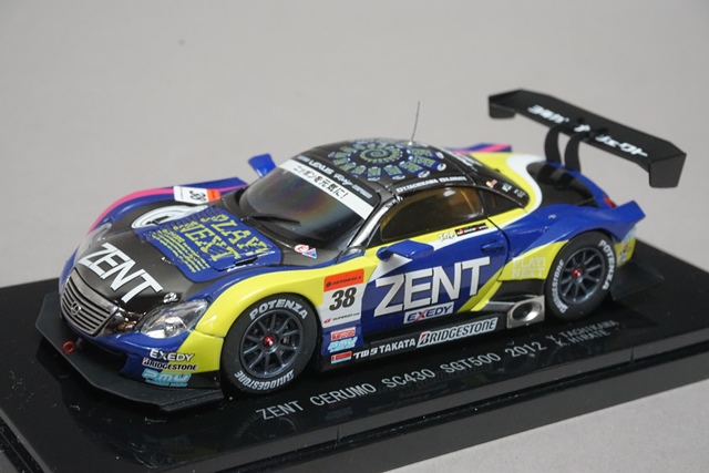 エブロ ZENT CERUMO SC430 SUPER GT500 201No 38 （1/43スケール 44736