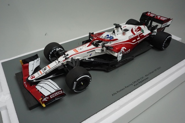 Alfa Romeo Racing ORLEN C41 No.7 Alfa Romeo Sauber F1 Team Abu Dhabi GP 2021 Kimi Raikkonen （1/18スケール F1 18S607）