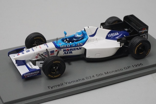 スパークモデル Tyrrell 024 No.19 Monaco GP 1996 Mika Salo （1/43