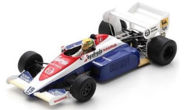 スパークモデル Toleman TG184 No.19 3rd British GP 1984 Ayrton Senna （1/43スケール F1 ドライバー A.セナ S2781） おもちゃのミニカーの商品画像