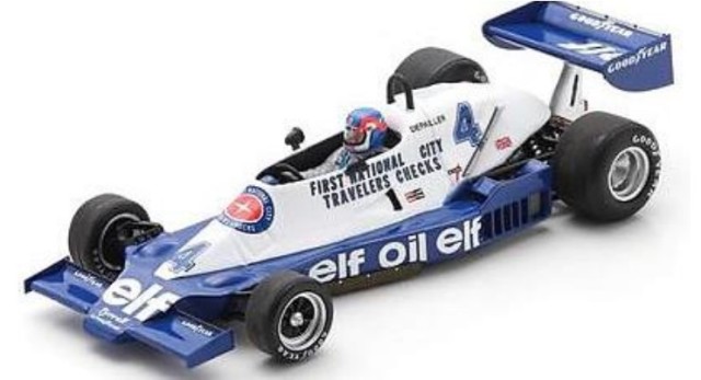 スパークモデル Tyrrell 008 No.4 3rd Austrian GP 1978 Patrick Depailler （1/43スケール F1 S7238） おもちゃのミニカーの商品画像