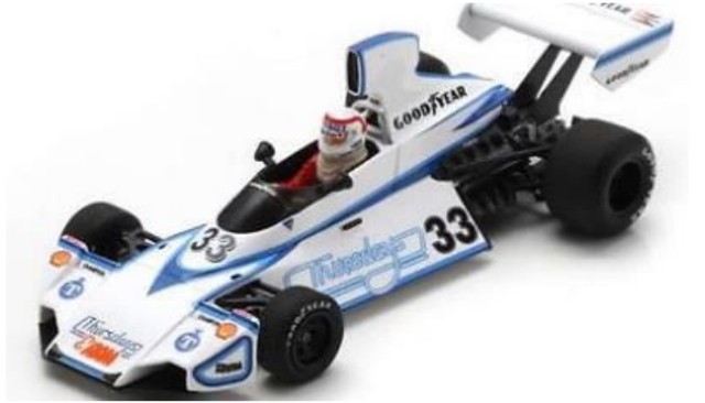 スパークモデル Brabham BT44B No.33 Race of Champion 1976 Patrick Neve （1/43スケール F1 S7429） おもちゃのミニカーの商品画像