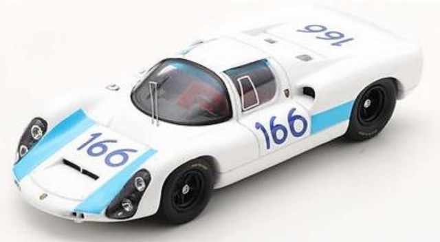 スパークモデル Porsche 910/6 No.166 3rd Targa Florio 1967 V.Elford - J.Neerpasch （1/43スケール 耐久レース S9238） おもちゃのミニカーの商品画像
