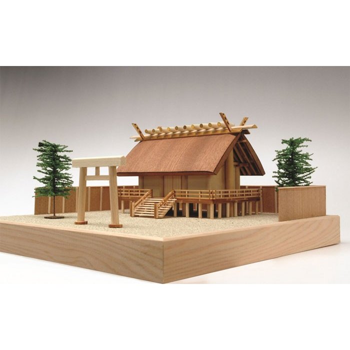 神明造り 神社 （1/150スケール 木製模型）の商品画像