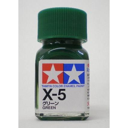 タミヤ X-5 グリーン （エナメル 80005） 模型、プラモデル用エナメル