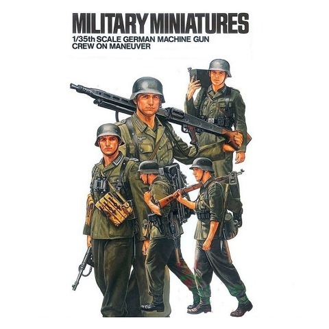タミヤ ドイツ 機関銃チーム 行軍セット（1/35スケール ミリタリー
