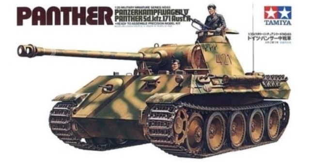 タミヤ ドイツ パンサー 中戦車（1/35スケール ミリタリーミニチュア
