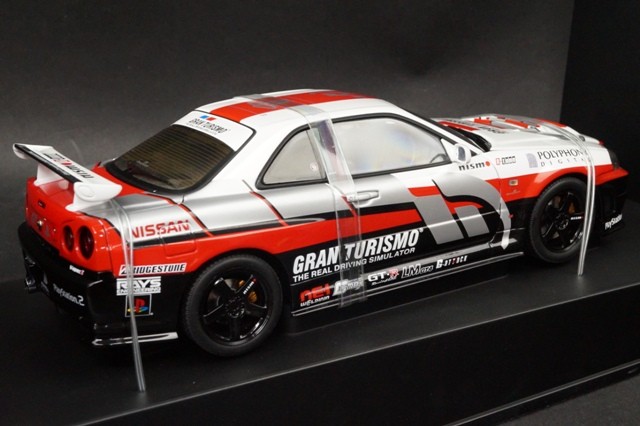 ケース付】グランツーリスモ GT-R R34 オートアート 日産 ケース付】グランツーリスモ GT-R R34 オートアート 日産