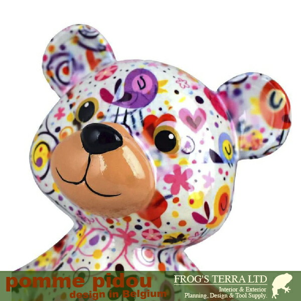  money Bank teddy bear -AG148-00636(W16.2cm×D10.1cmxH19cm) savings box in present optimum gift box attaching 