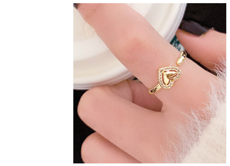  кольцо женский кольцо C type кольцо металл аллергия соответствует CZ diamond Heart аксессуары день рождения подарок 