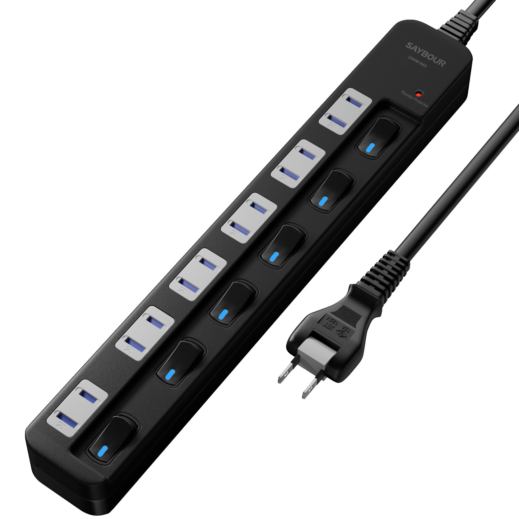 ELPA エルパ EDLPトリプル電源タップ LP-A1530（BK）3個口 ブラック×1