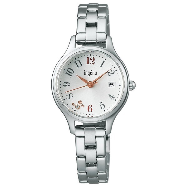 SEIKO ALBA ingenu ラウンド AHJK464 （ホワイト） ALBA（SEIKO） ingenu（ALBA） レディース腕時計の商品画像