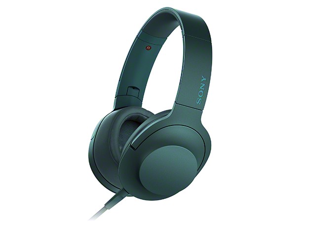 【値引き】美品 SONY h.ear MDR-100A(B) ヘッドホン SONY h.ear on ステレオヘッドホン MDR-100A（B） チャコールブラック