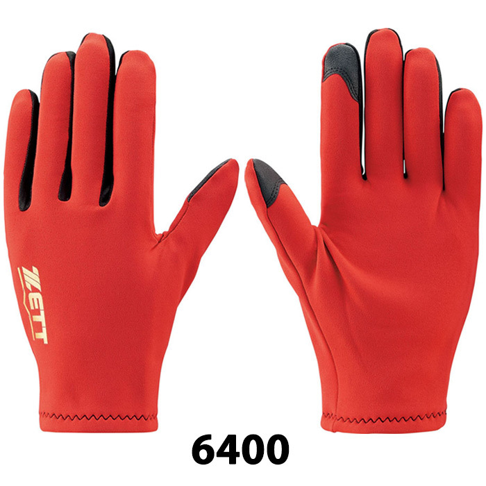  Z training gloves ZETT [ baseball * soft ] wear accessories running gloves both hand for reverse side nappy protection against cold heat insulation smartphone correspondence (BG281)