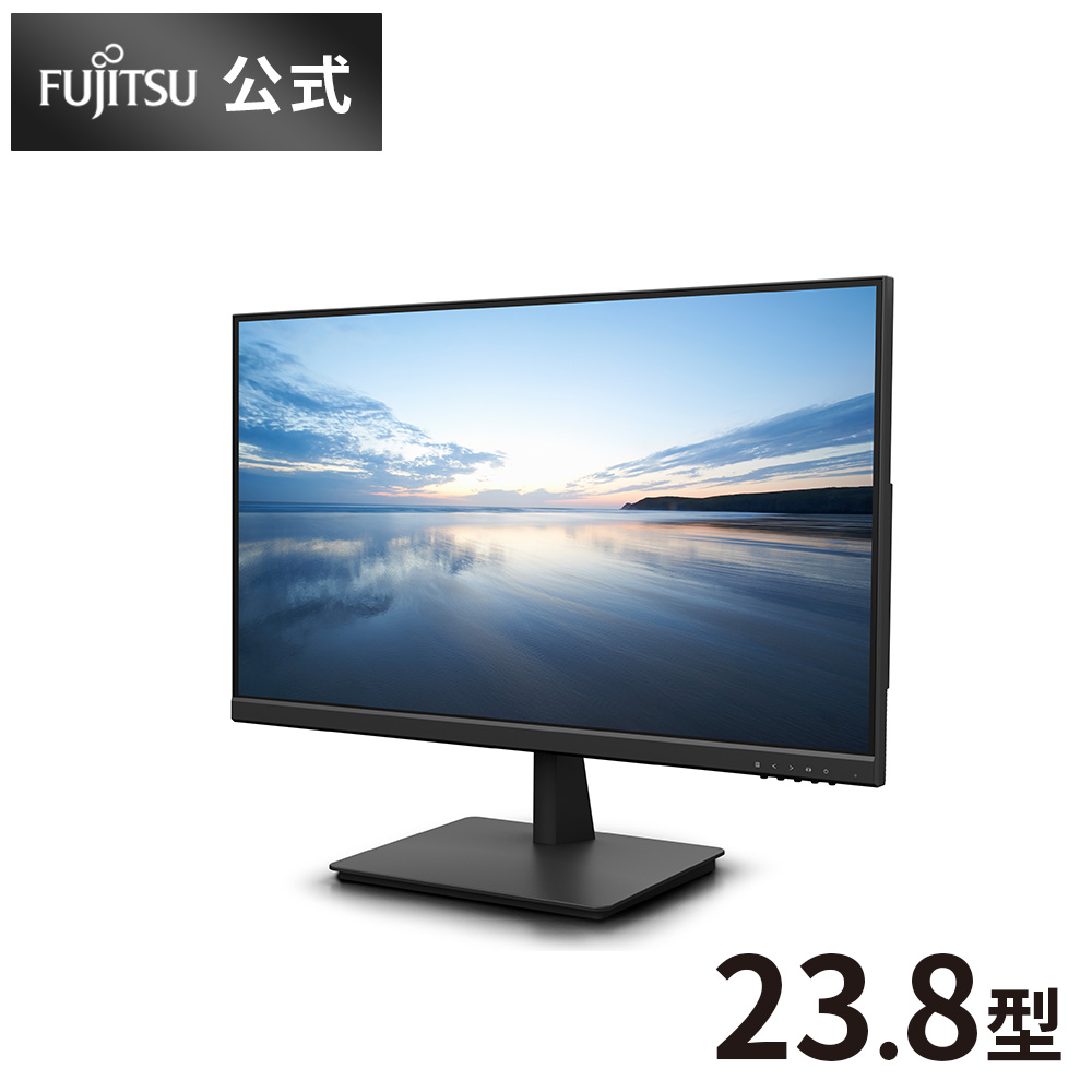 富士通 WMD24021BT （ブラック） パソコン用ディスプレイ、モニター