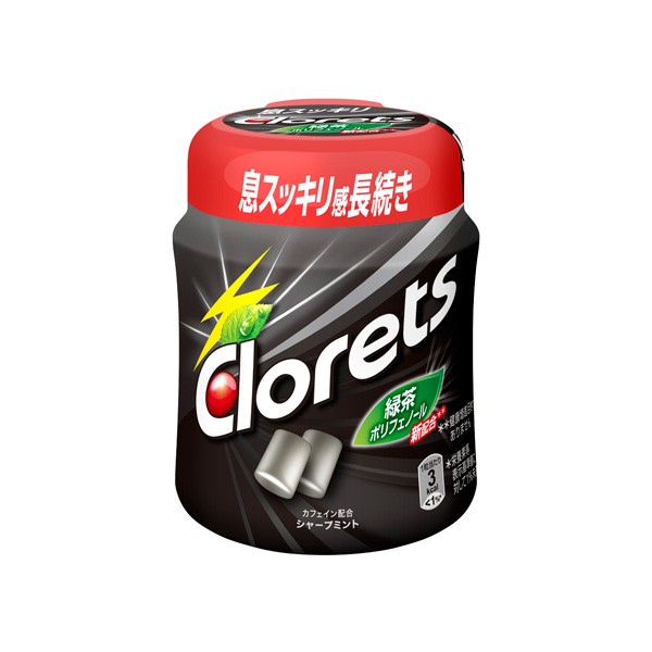 Clorets クロレッツ XP シャープミント ボトル 粒 140g×36個 ガムの商品画像