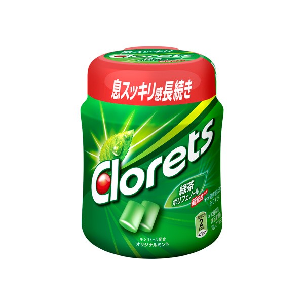 Clorets クロレッツ XP オリジナルミント ボトル 粒 140g×36個 ガムの商品画像