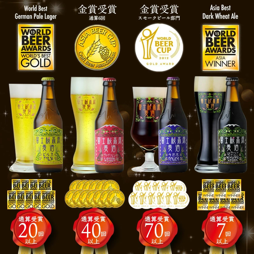  craft beer gift .. comparing Bon Festival gift beer set Honshu free shipping [ Fuji Sakura height . wheat sake microbrew 6ps.@& sausage 2 set ]
