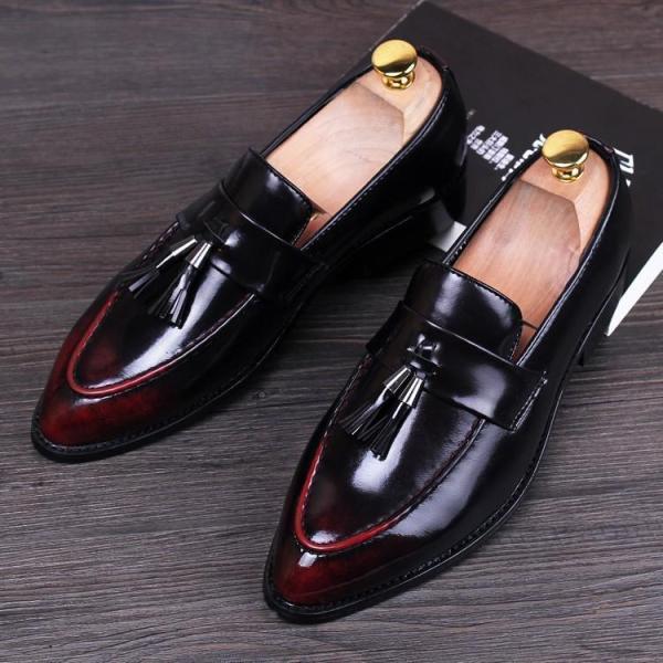  бизнес обувь мужской туфли без застежки Европа и Америка способ Loafer кисточка casual обувь для вождения движение обувь deck shoes модный 