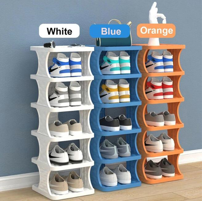  slim shoes rack 2 step -9 step shoe rack folding shoes box shoes shelves shoes storage Mini ma list shoes box simple storage . access construction easy 