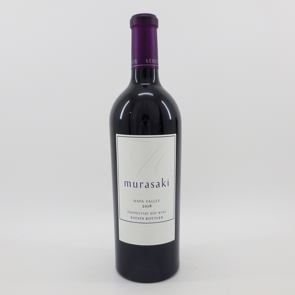  Kenzo Estate purple murasaki 2018 red wine 750ml 15.2% purple / not yet . plug / wine / sake /KENZO ESTATE o100oyfu-1435562[O commodity ]